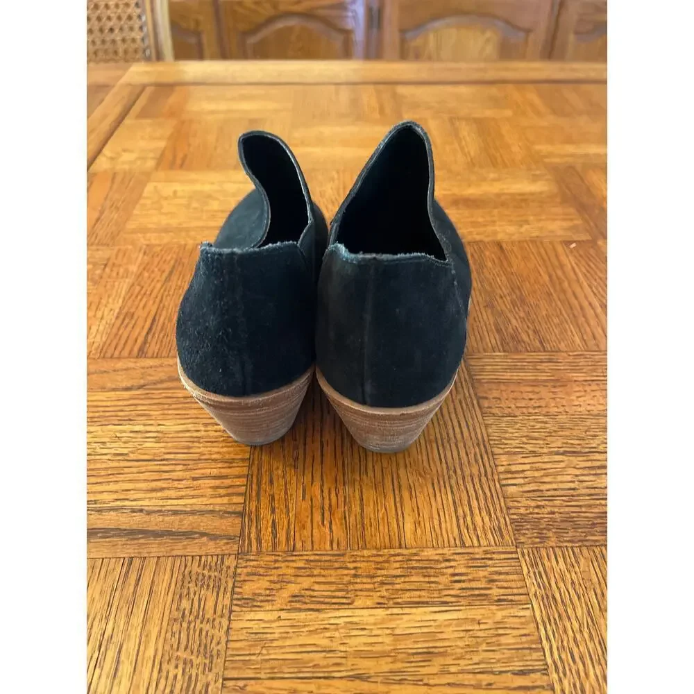 Vince Camuto suede slip on mules